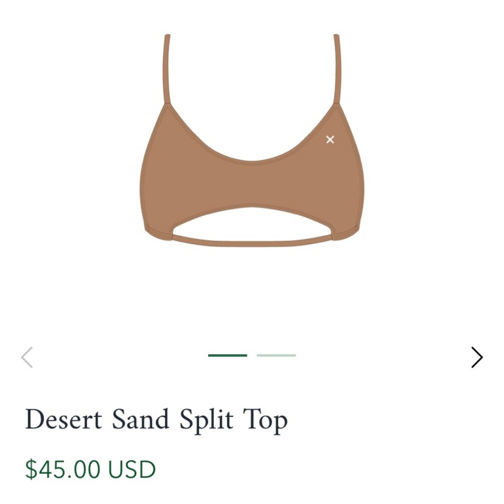 Boutine LA desert sand split top